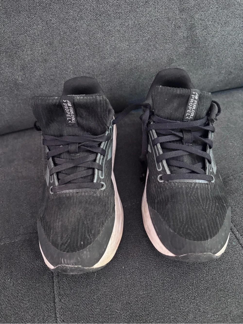 New Balance Boys Black Running Shoes
